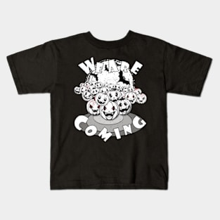 We are coming! Black and white Kids T-Shirt